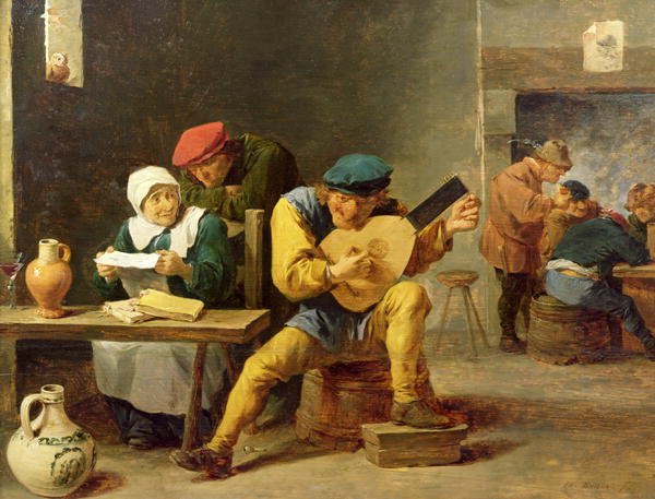 Peasants Making Music in an Inn, c.1635