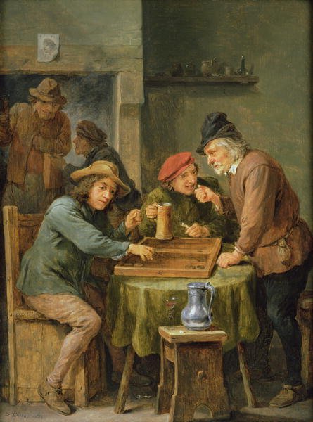 The Game of Backgammon, 1670