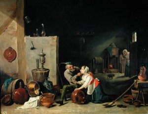 The Old Man and the Servant, 1800