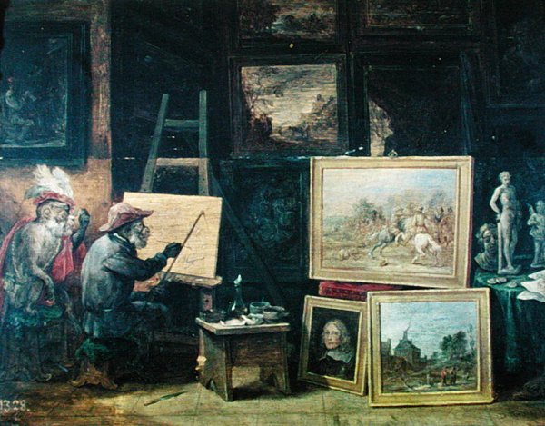 The Monkey Painter, 1805