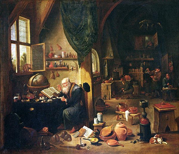 An Alchemist in his Workshop