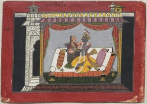 The Hero Who Loves Another Mans Wife, from Basohli, in the Punjab Hills, c.1660-70