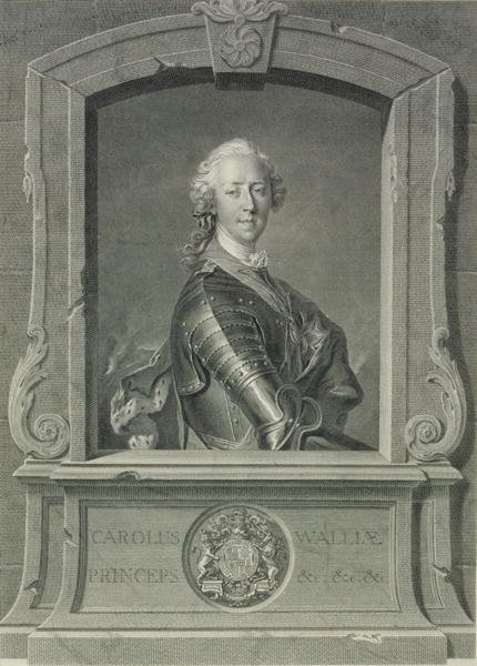 Prince Charles Edward Stuart 1720-88, engraved by J.G. Wille, 1748