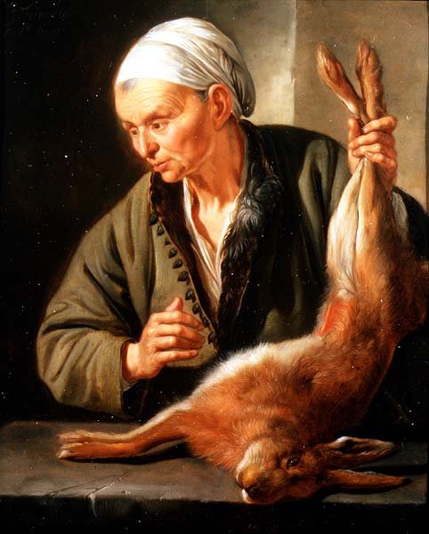 Woman with a dead hare, 1675