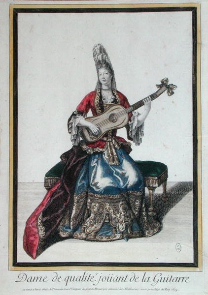 Lady Playing the Guitar, 1694