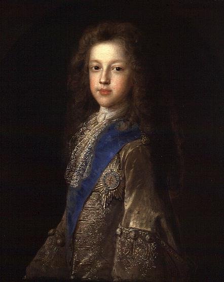 Prince James Francis Edward Stewart 1688-1766 as a boy, 1701