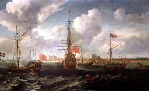 The Royal Yacht off Sheerness, c.1680