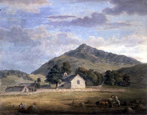 Haymaking at Dolwyddelan below Moel Siabod, North Wales, c.1776-86