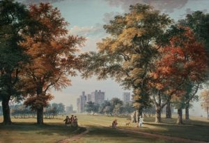 Windsor Castle, a South-East View from Mother Dods Hill in the Home Park