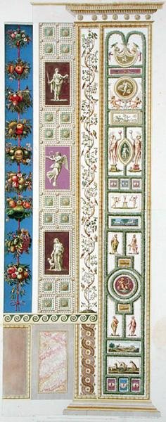 Panel from the Raphael Loggia at the Vatican, from Delle Loggie di Rafaele nel Vaticano, engraved by Giovanni Ottaviani c.1735-1808, published c.1772-77 5