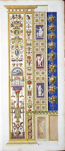 Panel from the Raphael Loggia at the Vatican, from Delle Loggie di Rafaele nel Vaticano, engraved by Giovanni Ottaviani c.1735-1808, published c.1772-77 8