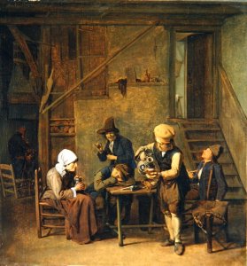 Peasants in an interior