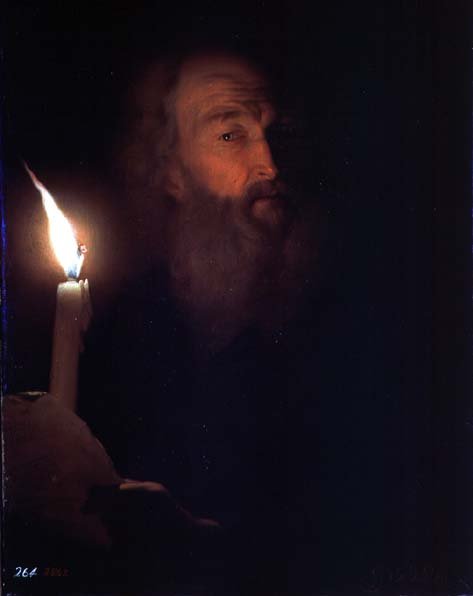 Man with a Candle