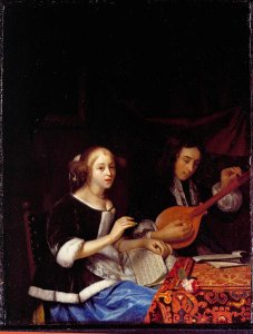 A Young Couple Making Music, c.1665-70