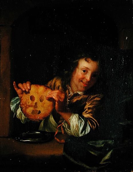 Boy with Pancakes