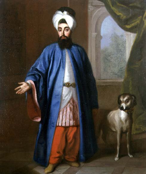 Portrait of Sahid Mehemet Effendi Emissary to the Swedish Court, 1733