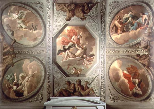 The Apotheosis of Hercules, ceiling painting, 1680