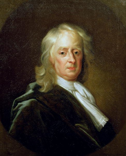 Portrait of Sir Isaac Newton 1646-1727 1726