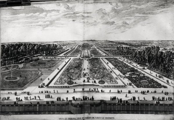 Perspective View of the Garden of Vaux-le-Vicomte