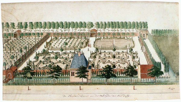 Gardens on the Nieuwe Laan 1701