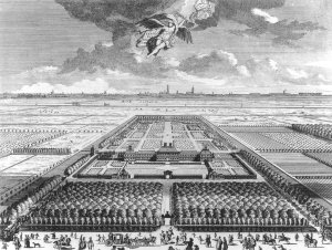 Birds-Eye View of the Huis ter Nieuburch at Rijswijck 1697