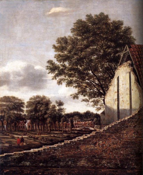 View of a Dutch Town 1661-63