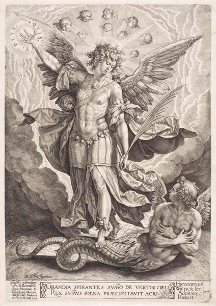 St Michael Slaying the Dragon 1584