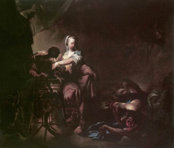 Judith with the Head of Holofernes 1745