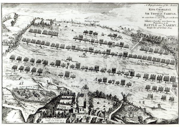 Preparation for the Battle of Naseby, fought on the 14th June 1645 published in The History and Antiquities of Naseby by John Mastin, 1792