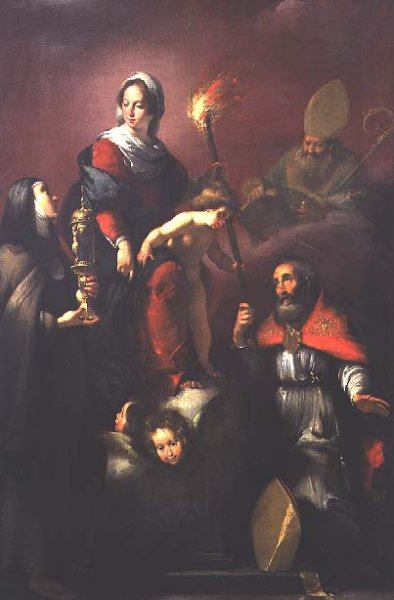 Madonna and Child with St. Clare, St. Ambrose and St. Erasmus