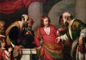 Christ in the Temple with Money Lenders