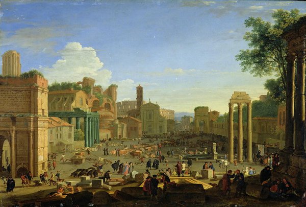 View of the Campo Vaccino in Rome, c.1631