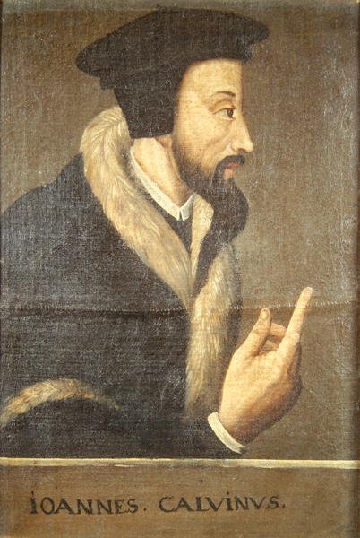 Portrait of John Calvin 1509-64 French theologian and reformer