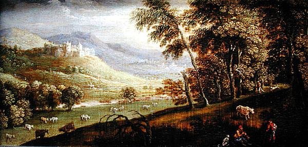 Landscape with Castle and Shepherds, 1624