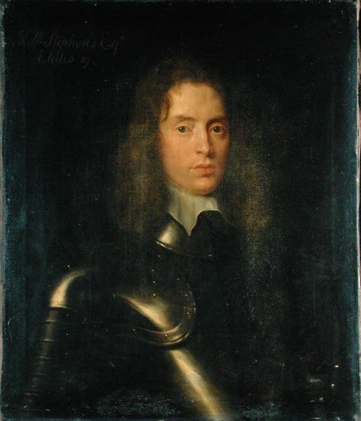 Portrait of Robert Stephens 1622-75 of Easton, Gloucestershire, 1641-42