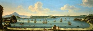 The Gulf of Pozzuoli with Ischia in the Distance 1740