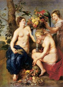 Ceres with Two Nymphs, c.1624