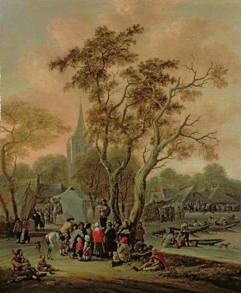 A Village Fair with a Mummer, 1702