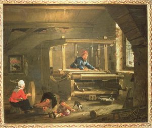 The Workshop of a Weaver, 1656