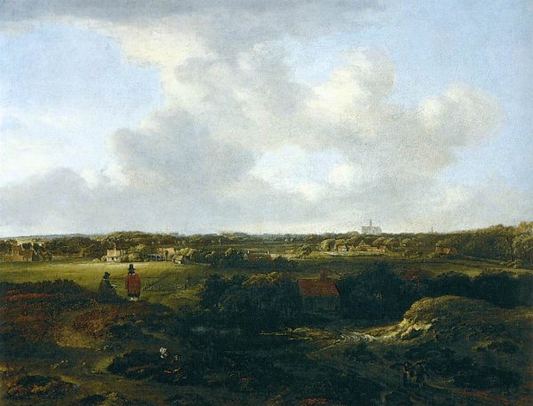 View of Haarlem from the Dunes 1660s