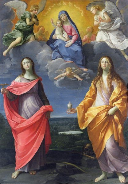 Madonna and Child with St. Lucy and Mary Magdalene, called the Madonna of the Snow, c.1623