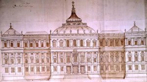 Second Design for the Principal Facade of the Louvre