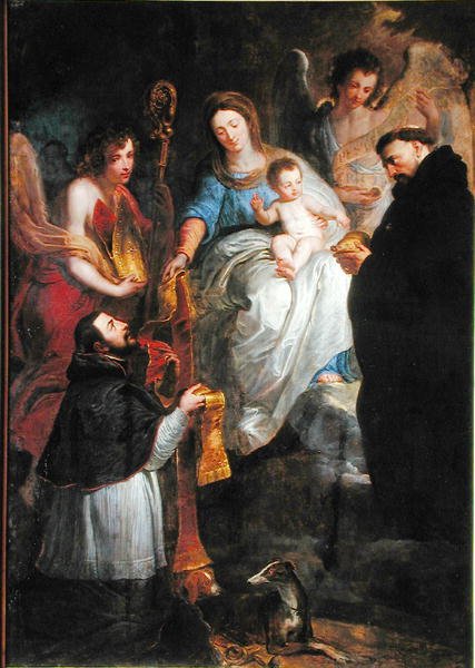 The Virgin Giving a Stole to St. Hubert