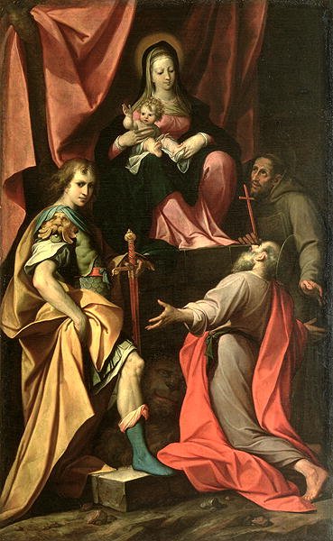 Madonna and Child with St. Vitalis, St. Jerome and St. Francis