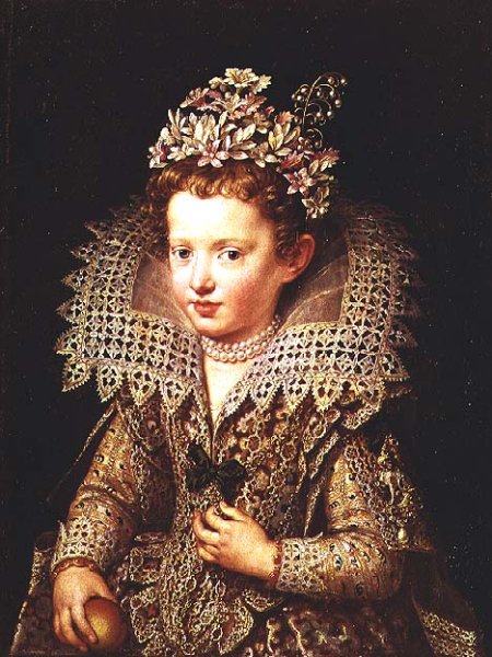 Portrait of Eleonora de Gonzaga Mantua 1598-1655 as a Child