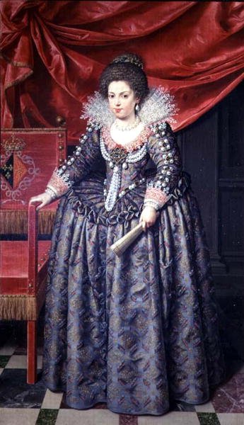 Portrait of Elizabeth of France 1602-44 daughter of Henri IV and Marie de' Medici, 1611