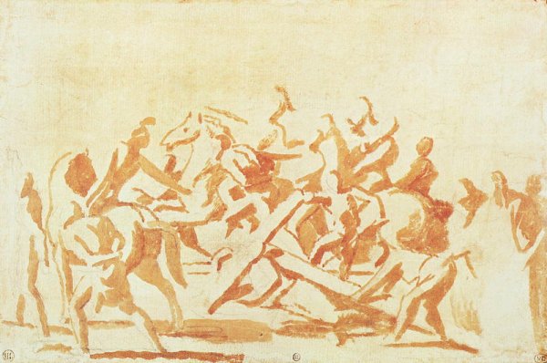 Study of Christ Carrying the Cross