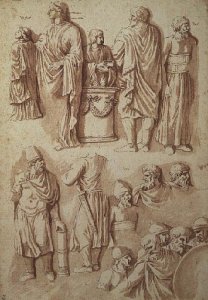 Various figures, studies from Trajans Column