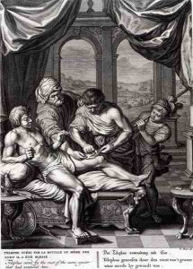 Telephus Cured by the Rust of the Same Spear Which Wounded him, 1731