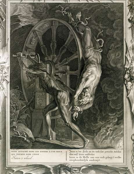 Ixion in Tartarus on the Wheel, 1731